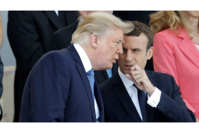 Tramp və Makron arasında telefon danışığı oldu