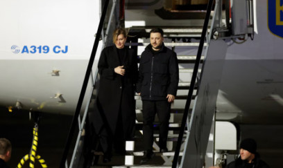 Zeleniskinin təyyarəsinin yaxınlığında naməlum dronlar uçub 