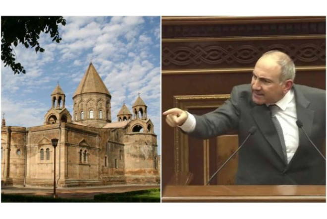 Paşinyanın kilsə ilə bağlı iddiaları Ermənistanda yeni gərginlik yaradıb
