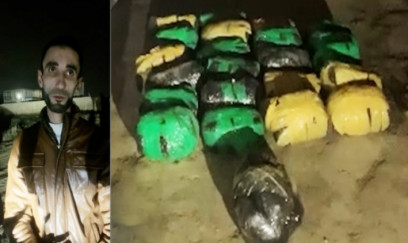 Keçmiş məhkum 22 kq narkotiklə saxlanıldı - VİDEO