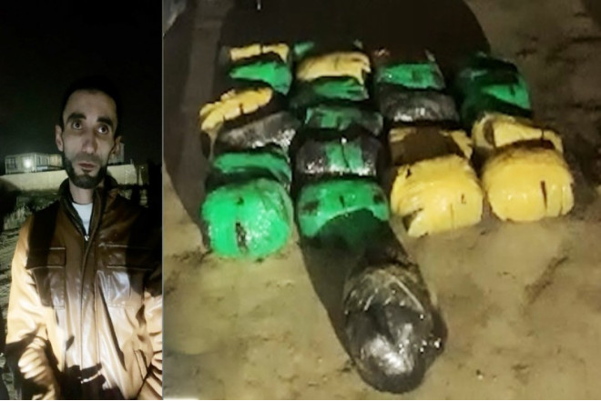 Keçmiş məhkum 22 kq narkotiklə saxlanıldı - VİDEO