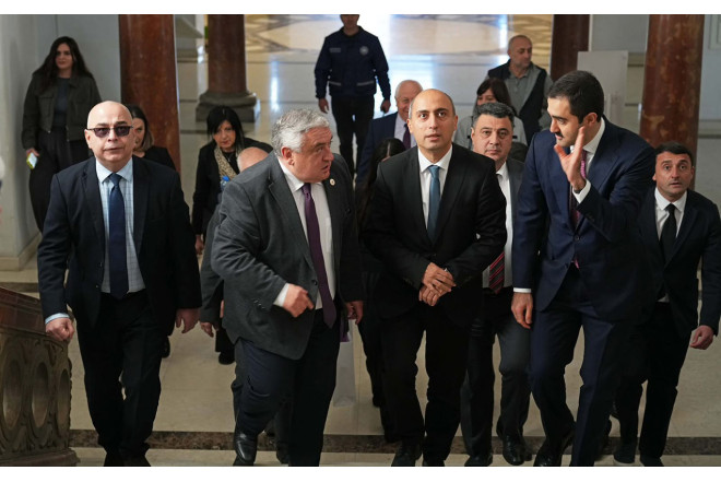 Emin Əmrullayev Gürcüstandadır - FOTOLAR