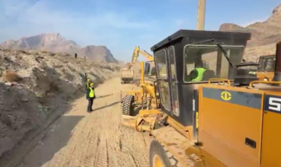 Naxçıvan dəmir yolunun Ermənistanla sərhədindəki tikintidən YENİ GÖRÜNTÜLƏR 