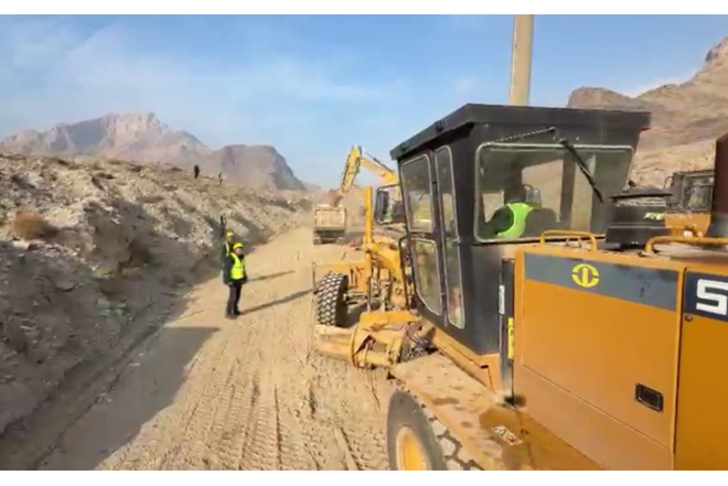 Naxçıvan dəmir yolunun Ermənistanla sərhədindəki tikintidən YENİ GÖRÜNTÜLƏR 