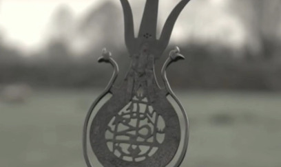 Astarada Səfəvilərə aid döyüş bayrağının başlığı TAPILDI - VİDEO