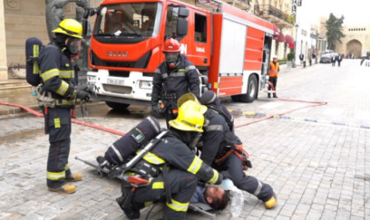 "İçərişəhər" Dövlət Tarix-Memarlıq Qoruğunun ərazisində taktiki-xüsusi təlim keçirilib- VİDEO