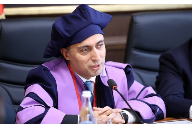Emin Əmrullayevə Gürcüstanda “Fəxri doktor” adı təqdim edilib