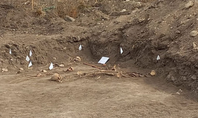 Ağdamda insan sümükləri aşkarlanıb 