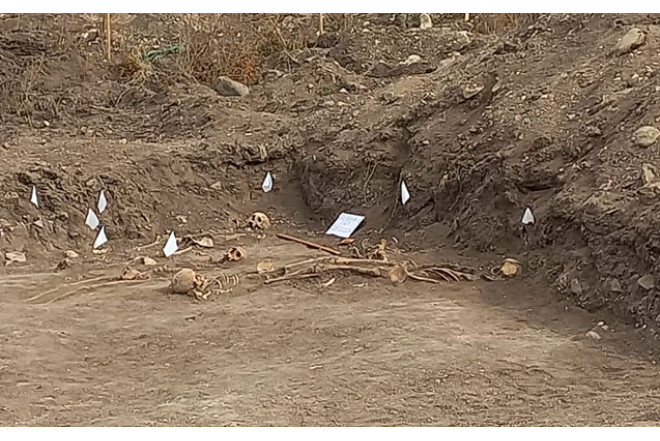 Ağdamda insan sümükləri aşkarlanıb 