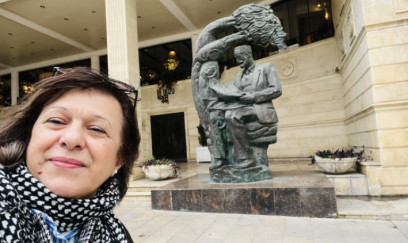 Zərdabi heykəlinin yerdəyişməsinə sərt reaksiya - Müəllifin qızından narazılıq