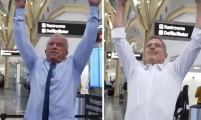 Nazirlər hava limanında güc yarışına çıxdılar – VİDEO