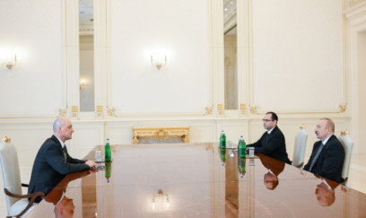 Prezident qəbul keçirdi - FOTOLAR