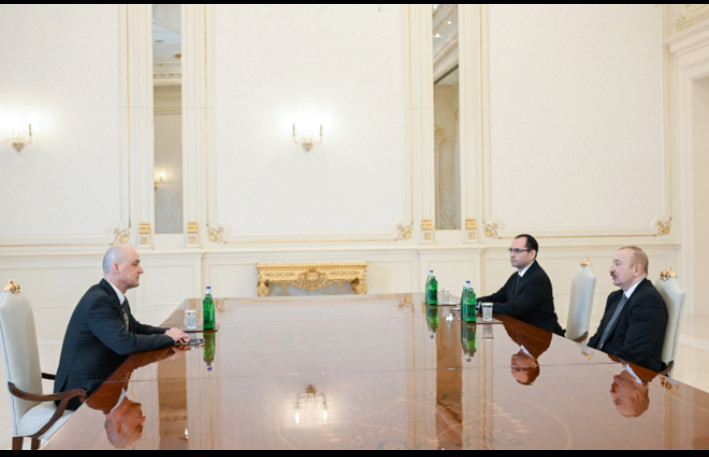 Prezident qəbul keçirdi - FOTOLAR