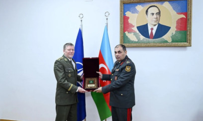 MN-nin hərbi mütəxəssisləri ilə NATO nümayəndələri görüşüb