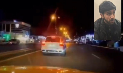 Bakıda “Porsche” ilə avtoxuliqanlıq edən sürücü həbs olundu - VİDEO