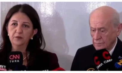 DEM Partinin İmralı heyəti MHP lideri Bahçeli ilə görüşdü - Sülh Qanunu müzakirə olundu