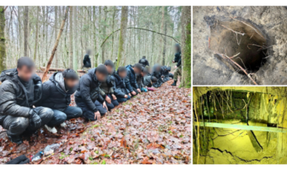 Polşa sərhədçiləri Belarusla sərhəddə tunel aşkar edib