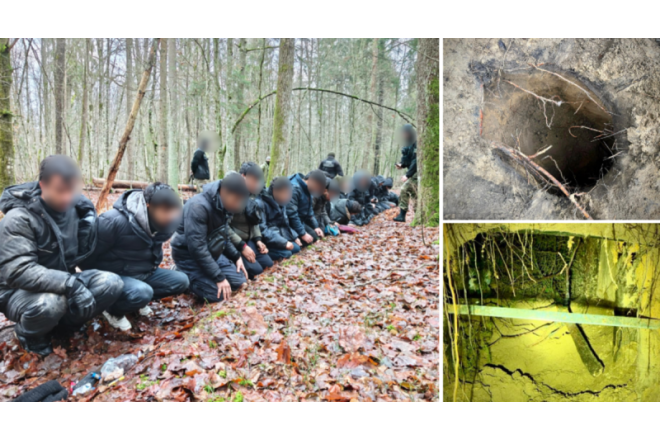 Polşa sərhədçiləri Belarusla sərhəddə tunel aşkar edib