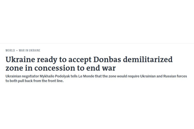 Zelenski Ofisi: “Podolyakın sözləri yanlış anlaşılıb, qərar yoxdur” 