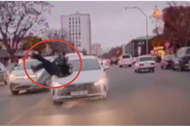 Xətai prospektində XAOS: Piyadalar vuruldu - VİDEO