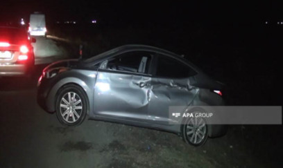 Goranboyda zəncirvari qəza baş verib 