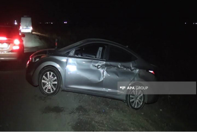 Goranboyda zəncirvari qəza baş verib 