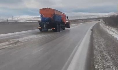 Bu yolda avtomobillərin hərəkəti məhdudlaşdırıldı - VİDEO