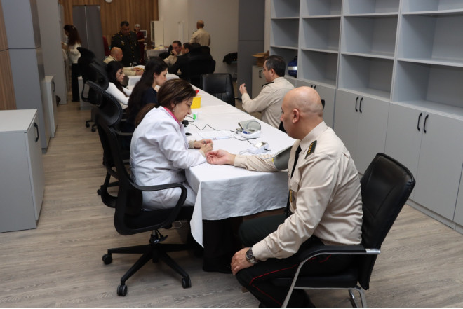 Strateji Obyeklərin Mühafizəsi Dövlət Agentliyin əməkdaşları qan verib 