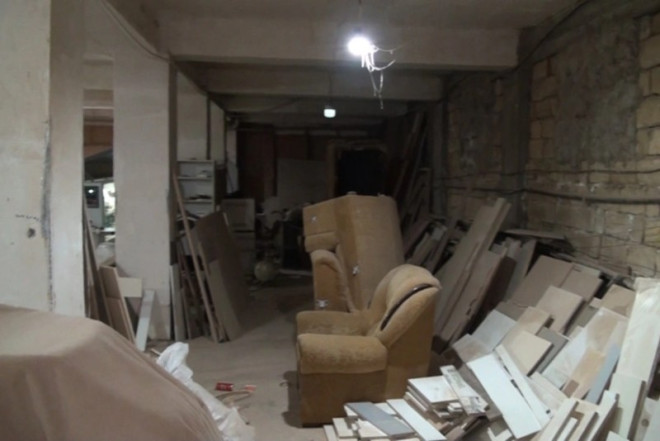 Mebel sexinin fəaliyyəti dayandırıldı - VİDEO/FOTOLAR