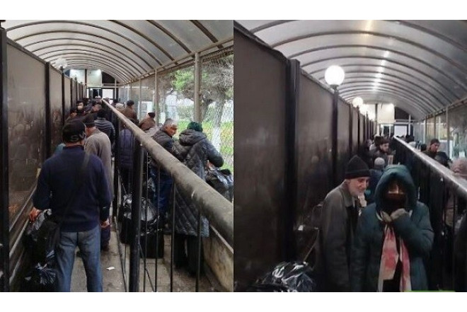 Biləsuvar gömrüyündə nə baş verir? - VİDEO