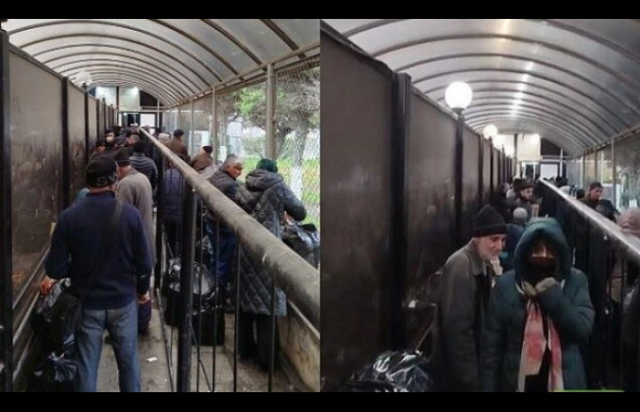 Biləsuvar gömrüyündə nə baş verir? - VİDEO