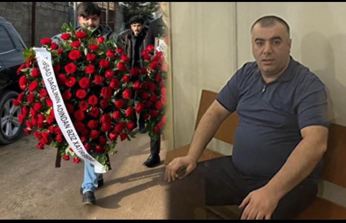 Rəşad Dağlı Kərimin dəfninə əklil göndərdi - FOTO