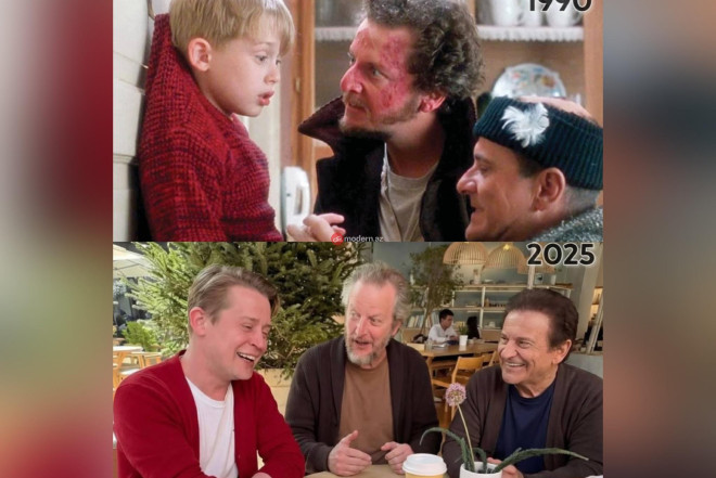 "Evdə tək"in aktyorları 35 il sonra bir arada 