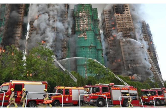 Honkonqdakı yanğında ölənlərin sayı 161-ə çatıb 
