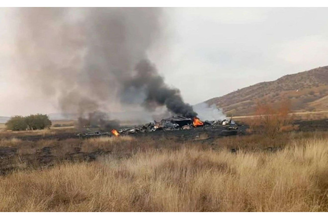 Qəzaya düşən Türkiyə təyyarəsinin “qara qutu”su araşdırılır 