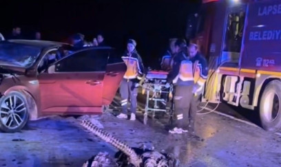 Türkiyədə ağır qəza: 5 ölü, 1 yaralı var - FOTOLAR