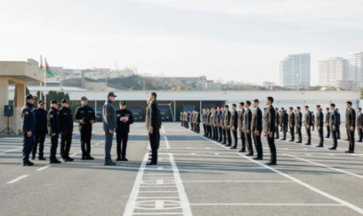 Vilayət Eyvazov sıra baxışı keçirdi - FOTO + VİDEO