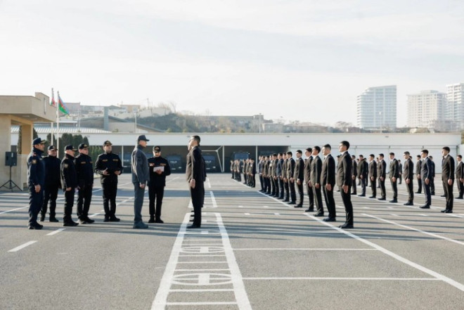 Vilayət Eyvazov sıra baxışı keçirdi - FOTO + VİDEO