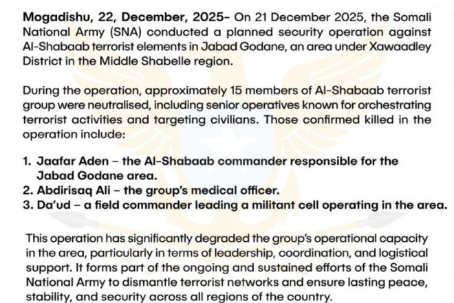 Əməliyyat nəticəsində yüksək rütbəli şəxslər öldürülüb 