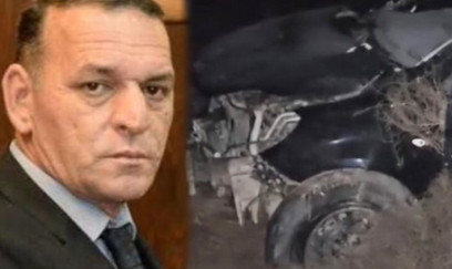 İdarə rəisinin öldüyü qəzadan görüntülər