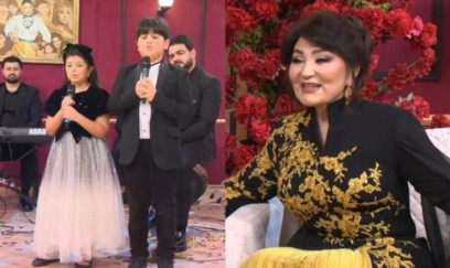 Nəvələrindən Nazpəriyə sürpriz - VİDEO