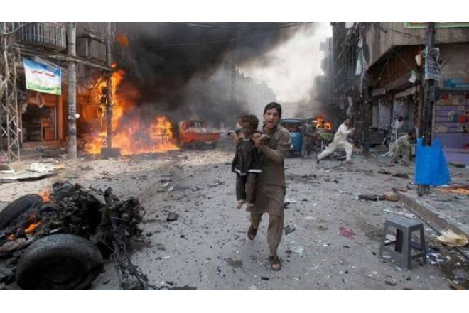 Pakistanın şimal-qərbində terror aktı: polis itkiləri var