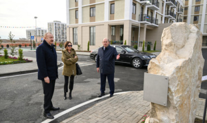 Prezident Ağdamda 2-ci yaşayış kompleksinin açılışında iştirak edib, sakinlərlə görüşüb 