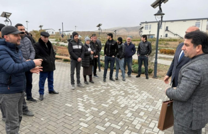 Xıdırlıya daha 64 ailə köçürüldü - YENİLƏNİB