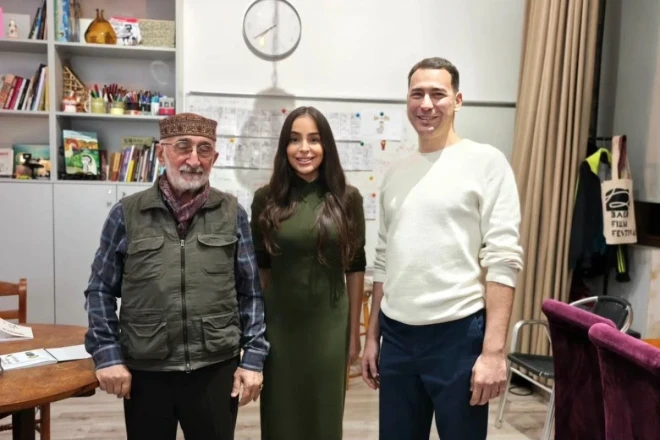 Leyla Əliyeva Animasiya Evindən paylaşım etdi 