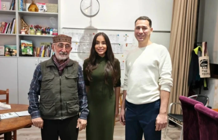 Leyla Əliyeva Animasiya Evindən paylaşım etdi 