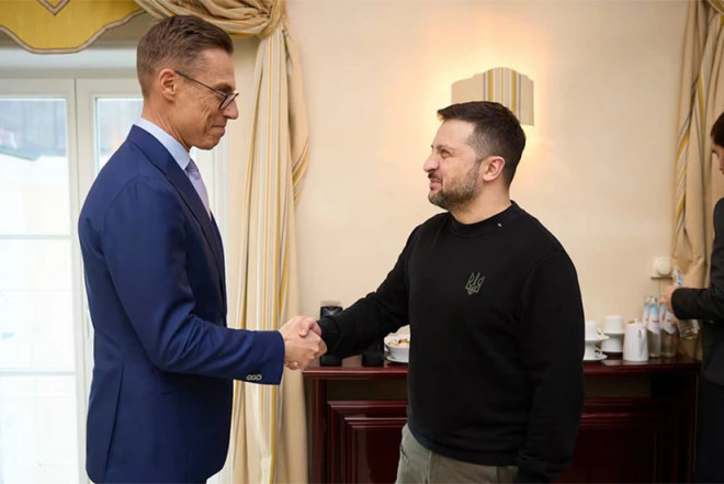 Zelenski və Stubb ABŞ-də müzakirə apardılar 