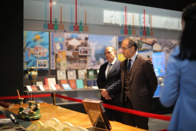 TÜRKPA nümayəndə heyəti Qazaxıstan Prezident Mərkəzini ziyarət edib 