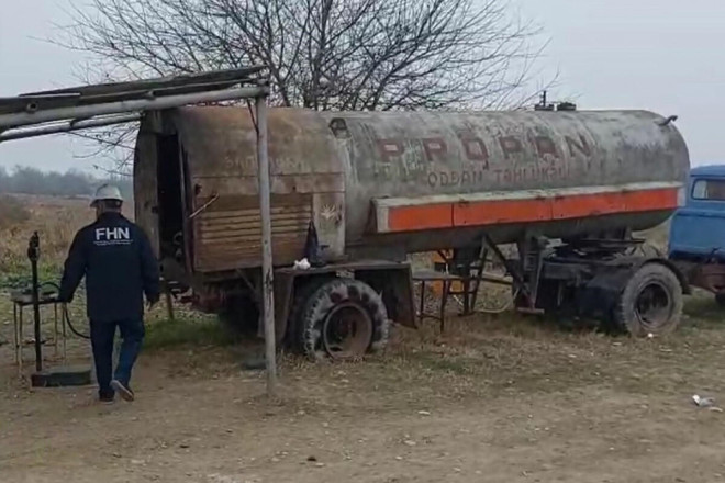 Qazdoldurma məntəqəsinin istismarı dayandırıldı - VİDEO + FOTO