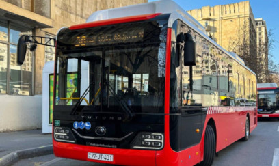Daha bir avtobus yeniləndi - Gediş haqqı 60 qəpik olacaq